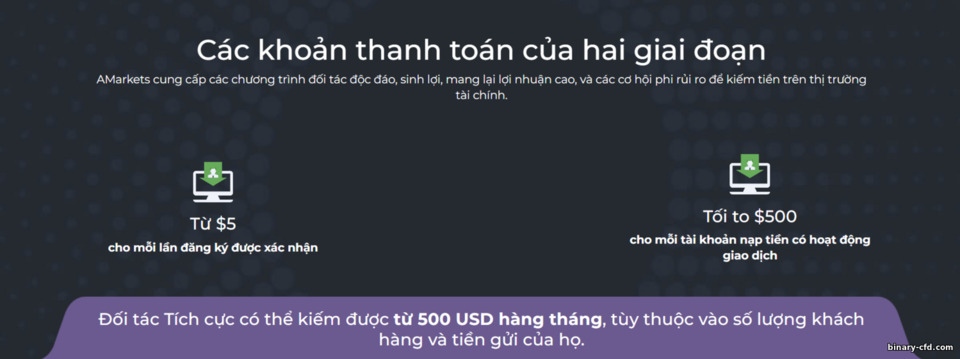 cơ hội trong chương trình liên kết CPL và CPA tại AMarkets Partners