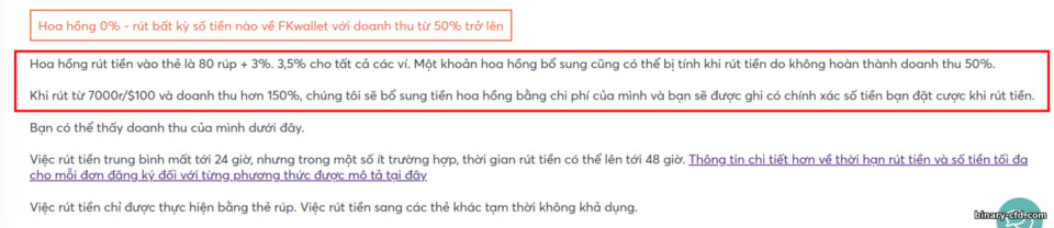 hoa hồng rút tiền từ các nhà môi giới quyền chọn nhị phân