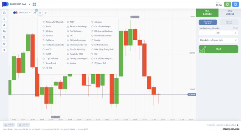 Forex trên nền tảng môi giới Pocket Option