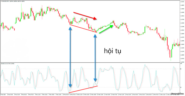 sự hội tụ trên bộ dao động Stochastic