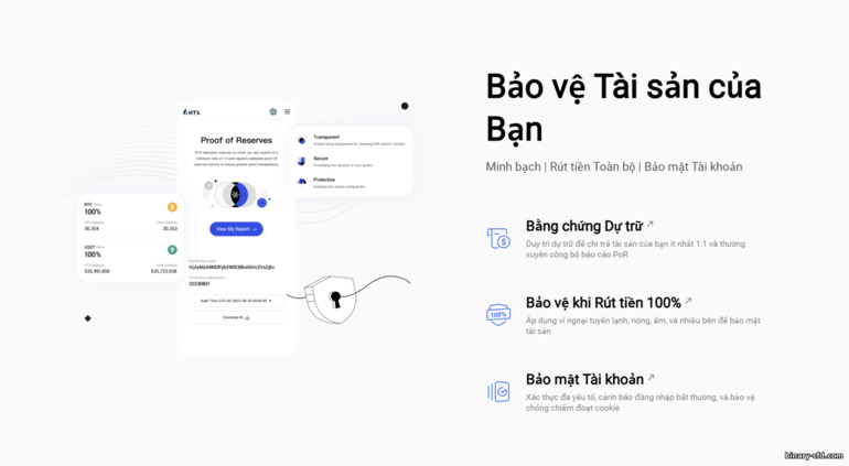 Tính Năng Bảo Mật HTX