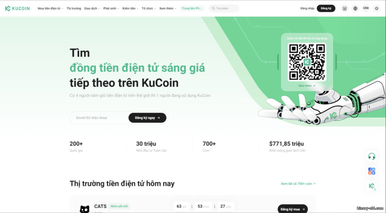 Trang Web Chính Thức sàn KuCoin