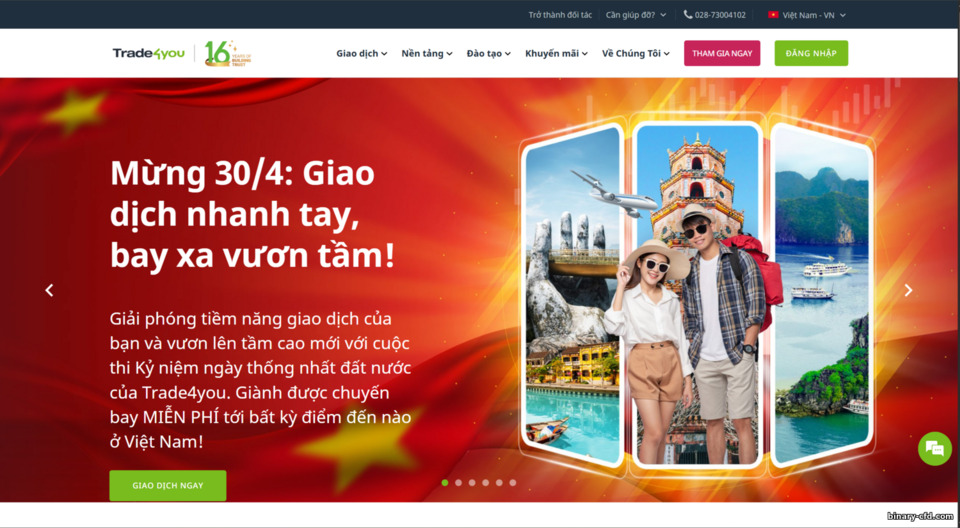 Trang web chính thức của Forex4you