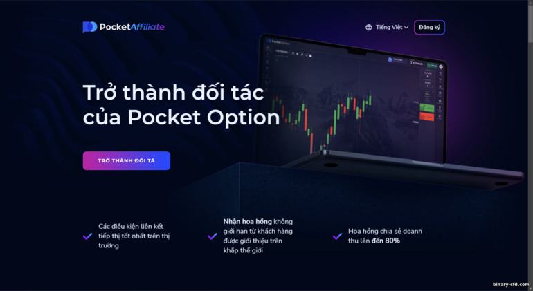 Chương trình liên kết của Pocket Option