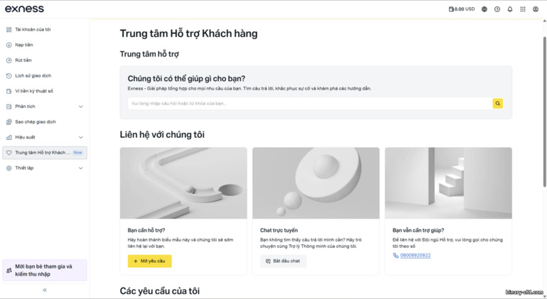 Hỗ trợ khách hàng Exness Hỗ trợ khách hàng Exness