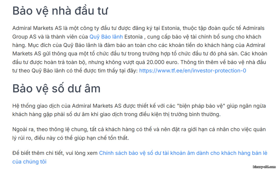 Bảo vệ quỹ Admirals