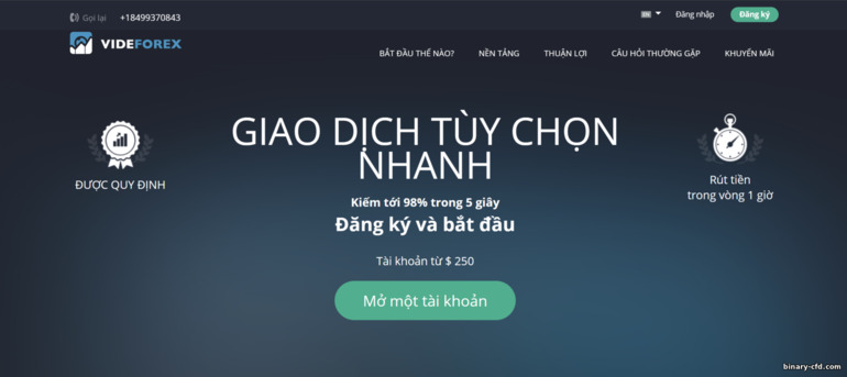 Trang Web Chính Thức sàn VideForex