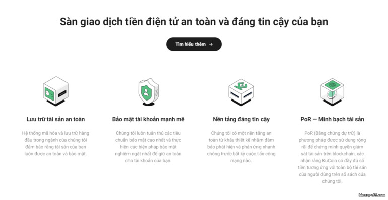 Độ An Toàn & Tin Cậy của KuCoin