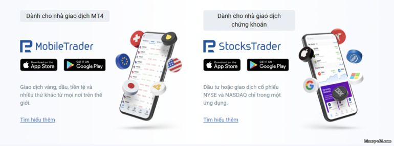 Ứng Dụng Di Động RoboForex