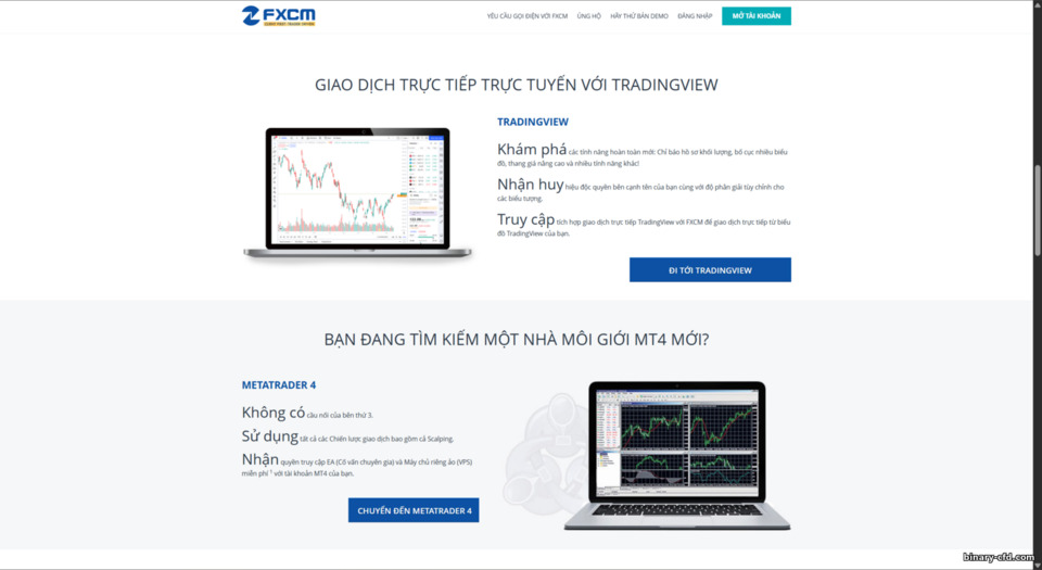Nền tảng giao dịch FXCM
