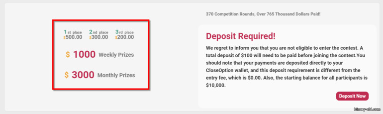 Cuộc Thi Nhà Giao Dịch sàn Close Option Cuộc Thi Nhà Giao Dịch sàn Close Option