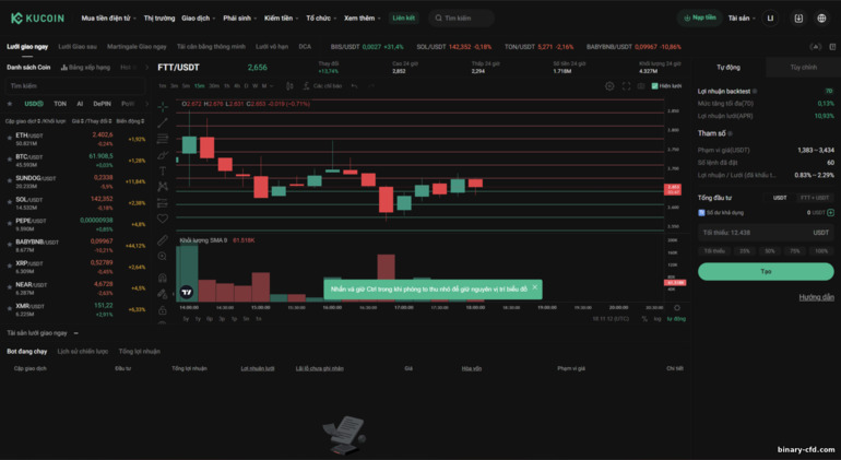 Bot Giao Dịch trên KuCoin